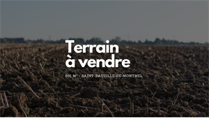terrain à la vente -   34160  SAINT-BAUZILLE-DE-MONTMEL, surface 891 m2 vente terrain - APR723471
